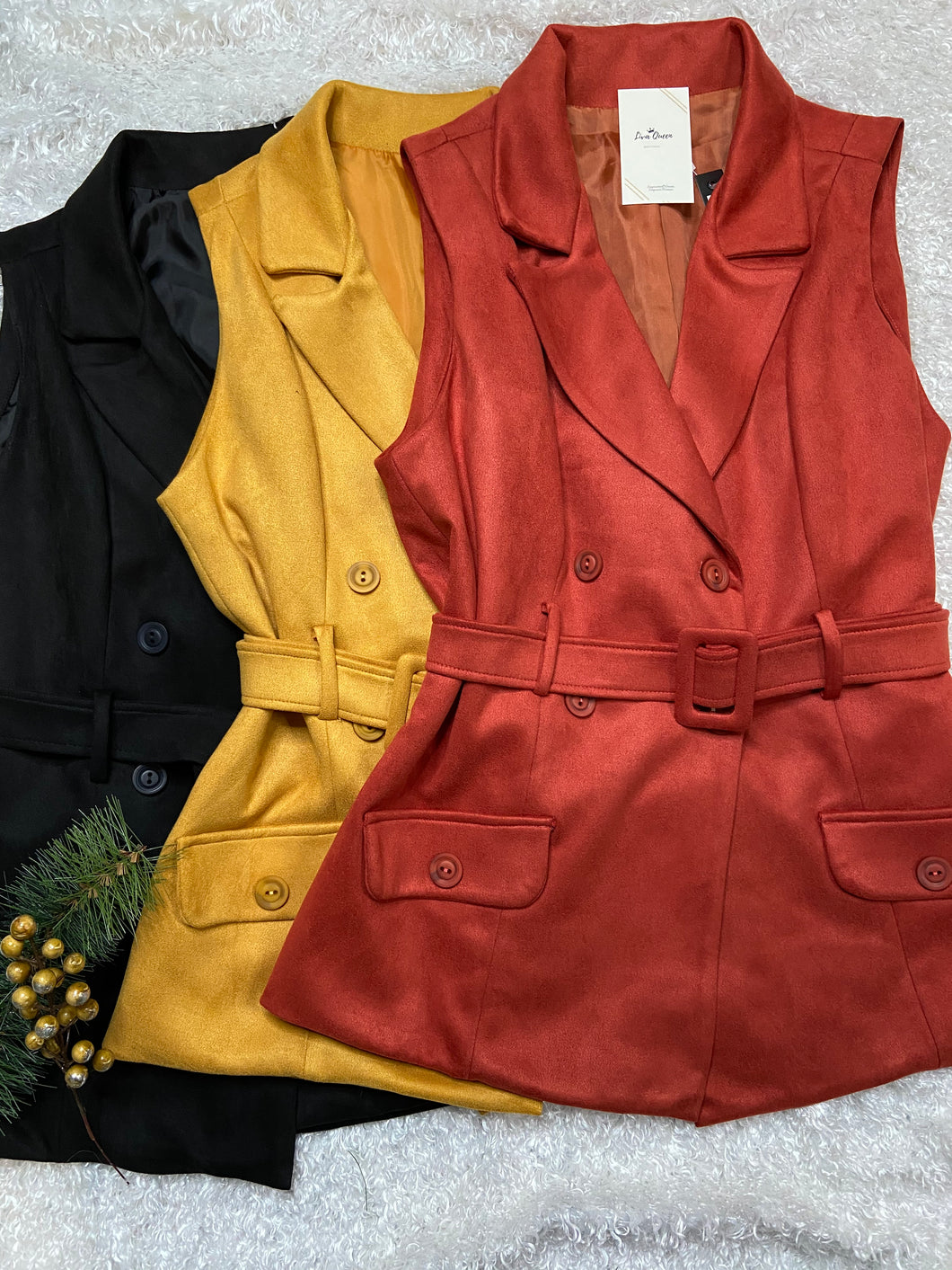 Maya Suede Vest